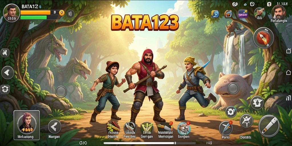 Tampilan gameplay BATA123 yang seru dan menantang.