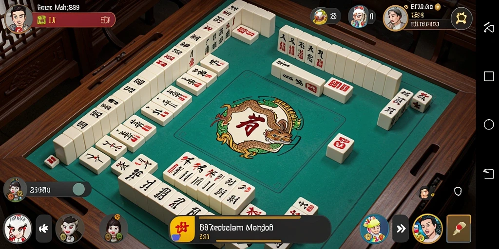 Screenshot EE789 menampilkan permainan Mahjong seru dan penuh tantangan.