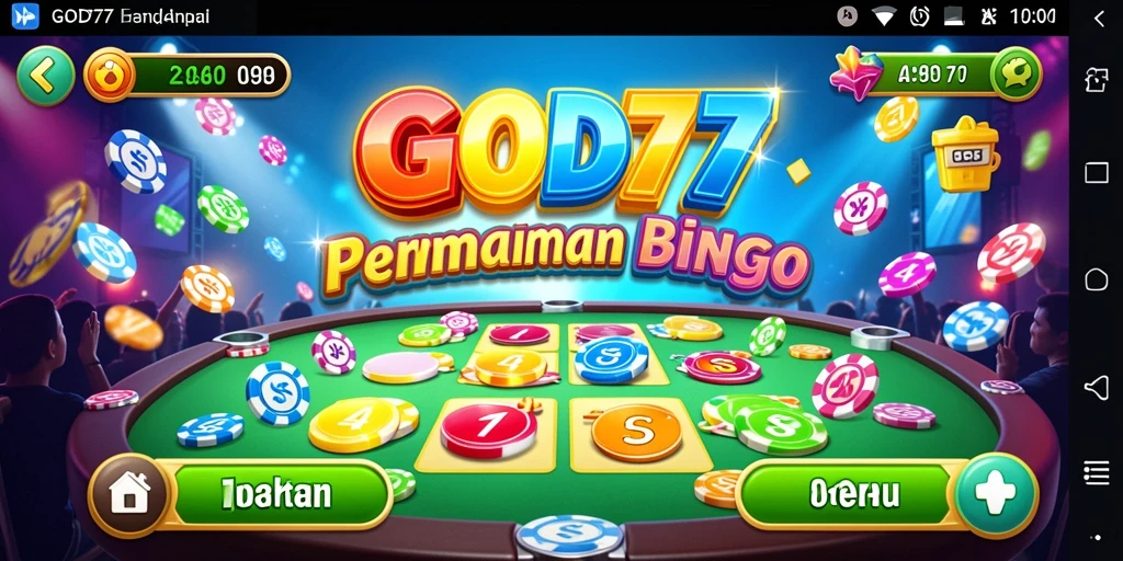 GAMBAR: Tampilan gameplay Bingo yang seru dan mengasyikkan di GOD77.