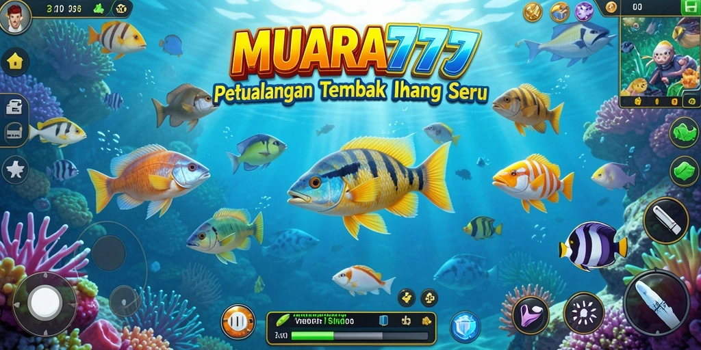 Tampilan gameplay Tembak Ikan yang penuh aksi dan seru.