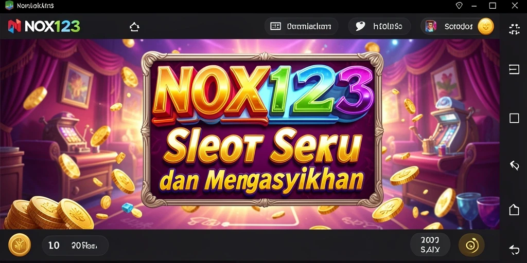 Tampilan gameplay NOX123 dengan grafis Slot yang memukau.