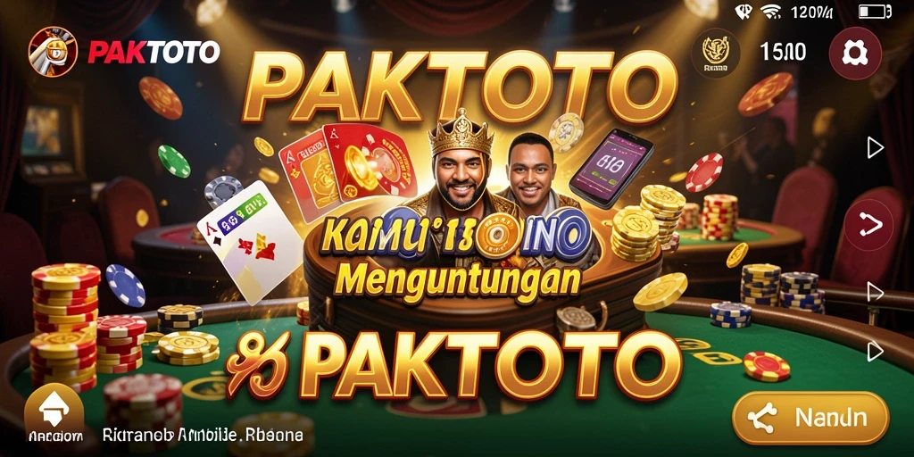 Tampilan gameplay PAKTOTO yang mengasyikkan dan menarik.