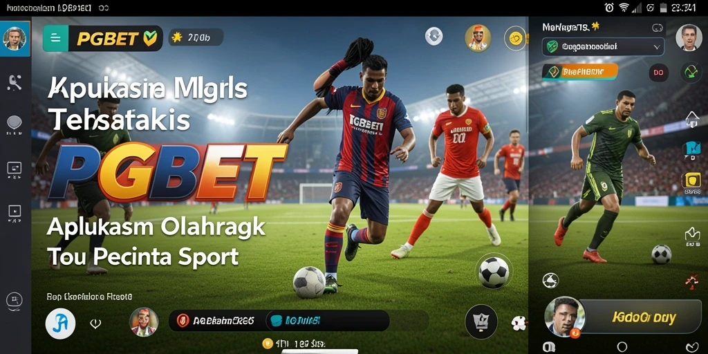 Screenshot PGBET: Menampilkan gameplay menegangkan dari pertandingan olahraga.