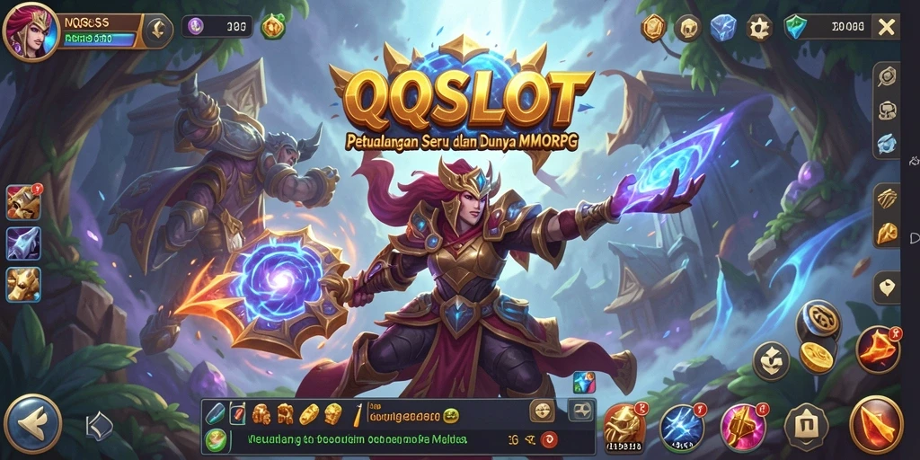 Gameplay seru QQSLOT dengan berbagai petualangan MMORPG.