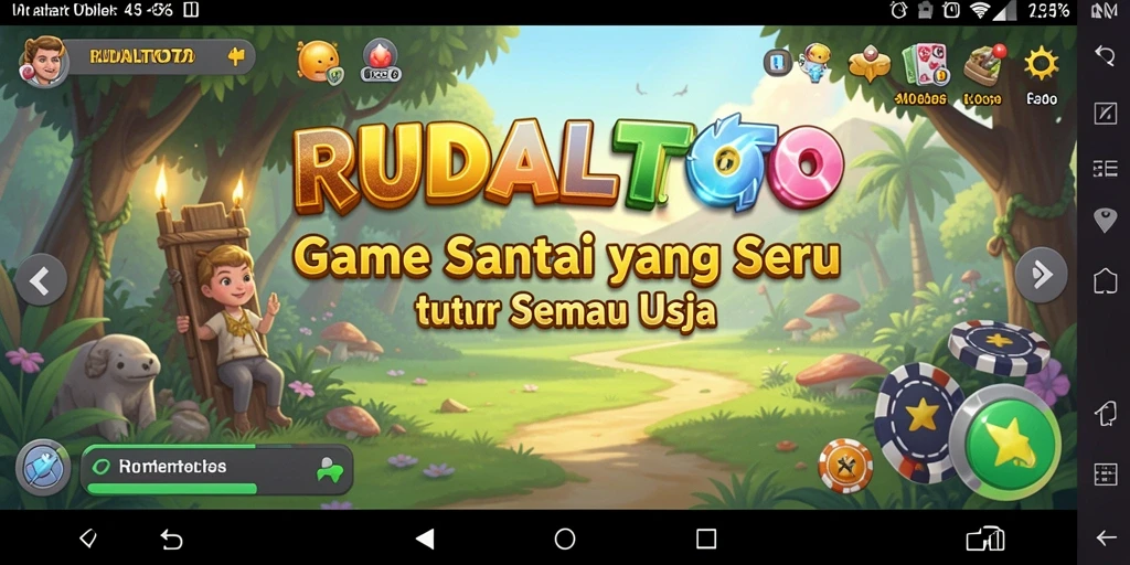 Tampilan gameplay RUDALTOTO yang seru dan menyenangkan.