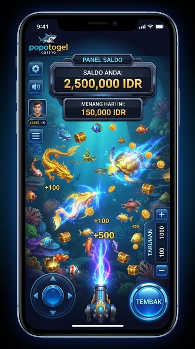 Tampilan antarmuka aplikasi popotogel yang mudah digunakan.