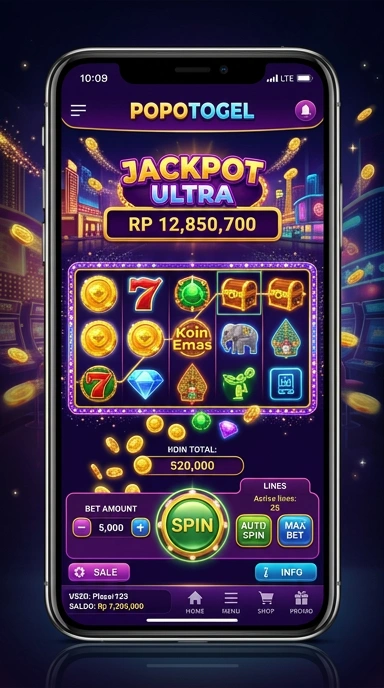 Screenshot dari halaman unduh popotogel yang informatif.